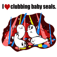 I Love Clubbing Seals