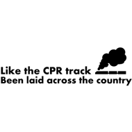 Like the CPR track been laid across the country